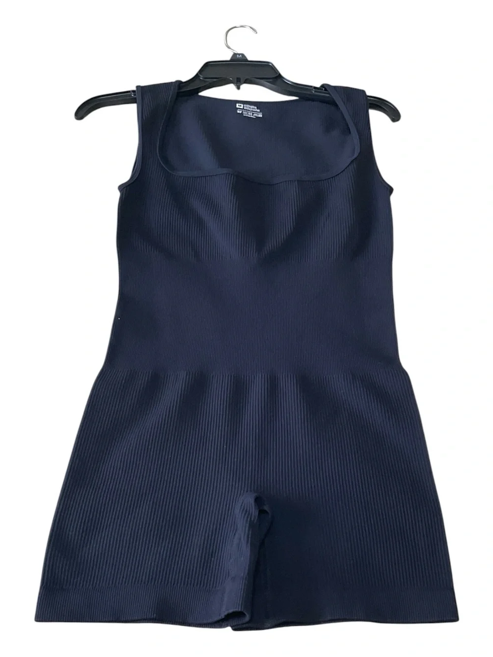 Navy Ribbed Tank and Long Sleeve Set